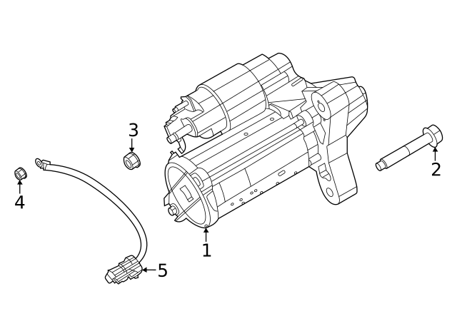 2020-2022 Nissan Sentra Starter 23300-6LB1A | Nissan Parts Store