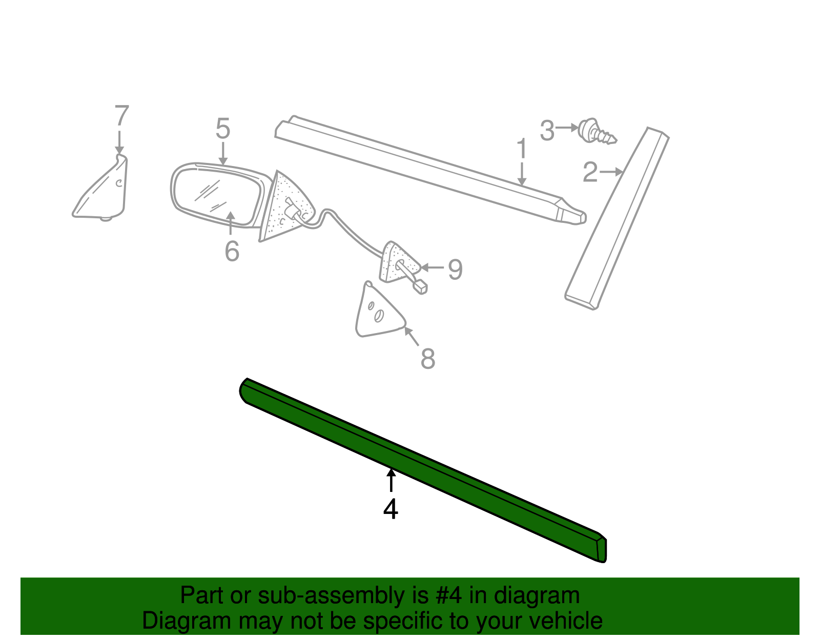 Molding - GM (88892077)
