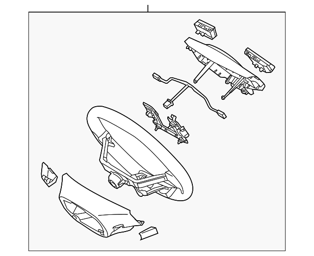 20102013 Kia Soul Steering Wheel 561102K000WK OEM Parts Online