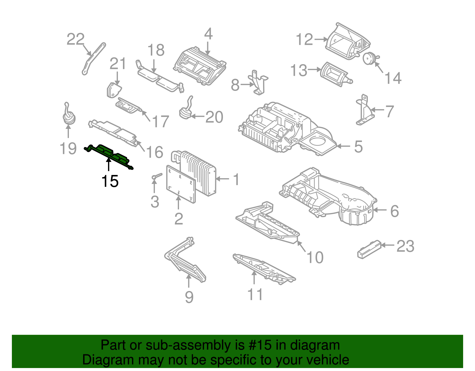 Heater Valve - GM (52495812)
