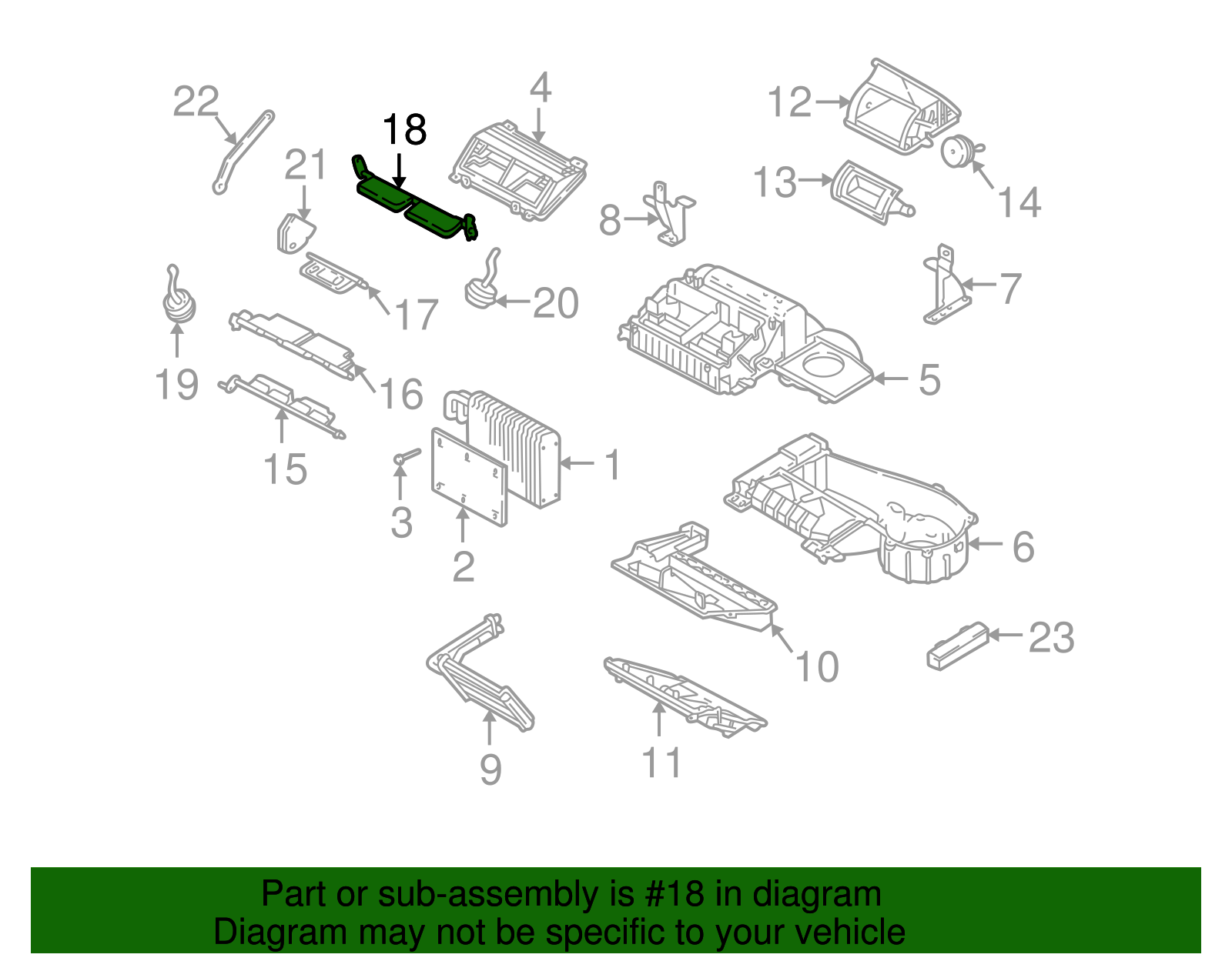 Defroster Valve - GM (52494491)