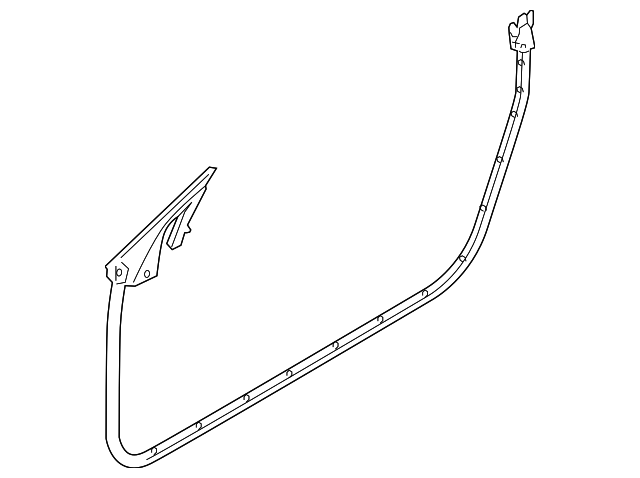 Genuine Hyundai 82210-2M000 Door Belt Weatherstrip Assembly Genuine Hyundai 82210-2M000 Door Belt Weatherstrip Assembly