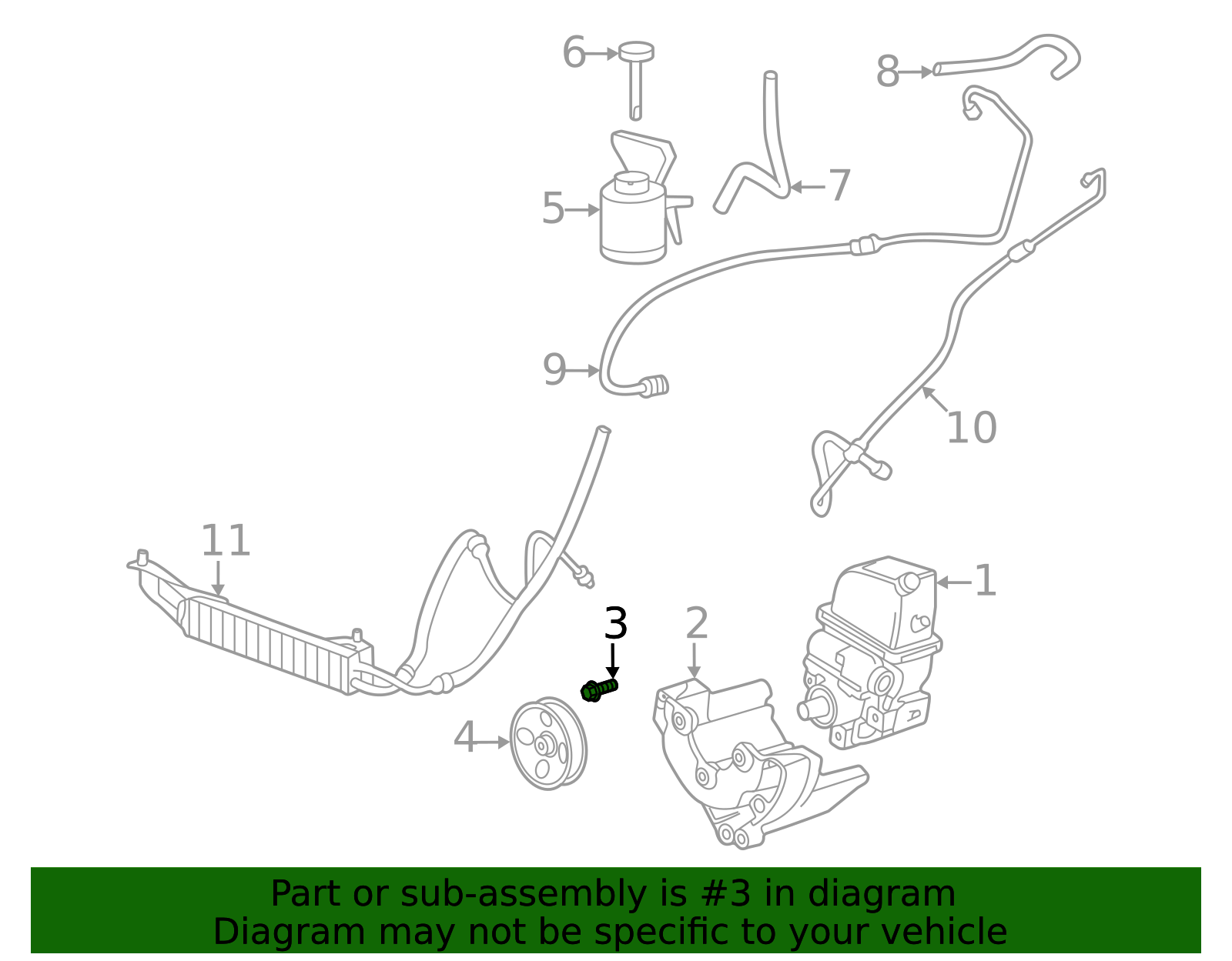 GM Genuine Parts Multi-purpose Bolt 11588725 OEM Replacement GM
