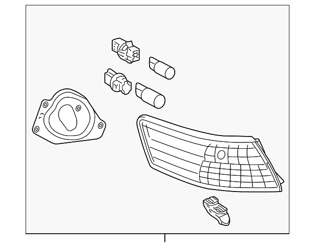 20072009 Toyota Camry Tail Light Assembly 8155133490 Toyota Parts