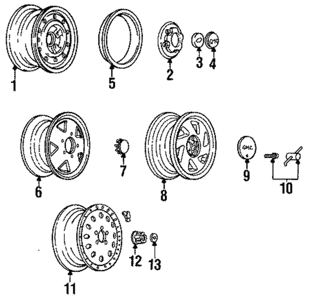 Wheel, Alloy - GM (12338793)