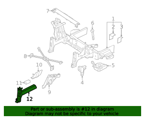 39-20-6-867-909 - Frame Rail End 2014-2021 BMW | AutoNationParts.com