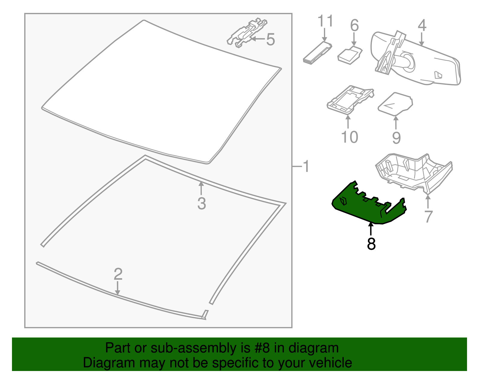 Lower Cover - Buick (90921185)