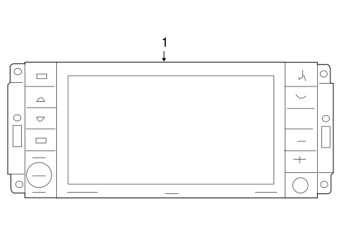 Navigation System Components for 2009 Dodge Avenger #0