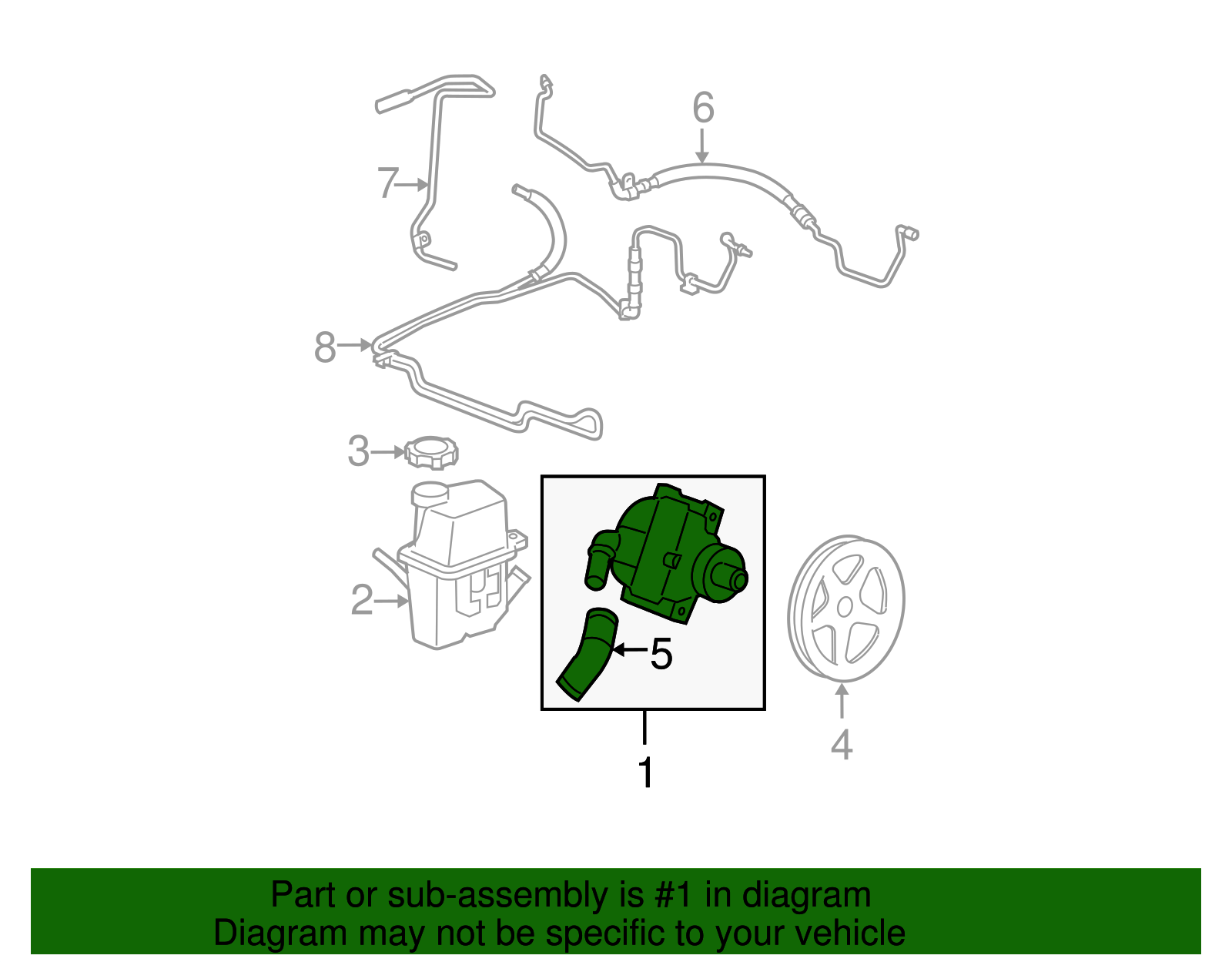Power Steering Pump - GM (19369077)