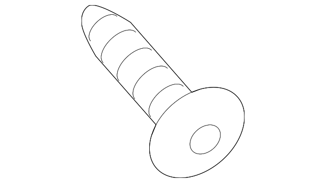 Retainer -Plastic Tree                  *Left Opel Gray - GM (11588305)