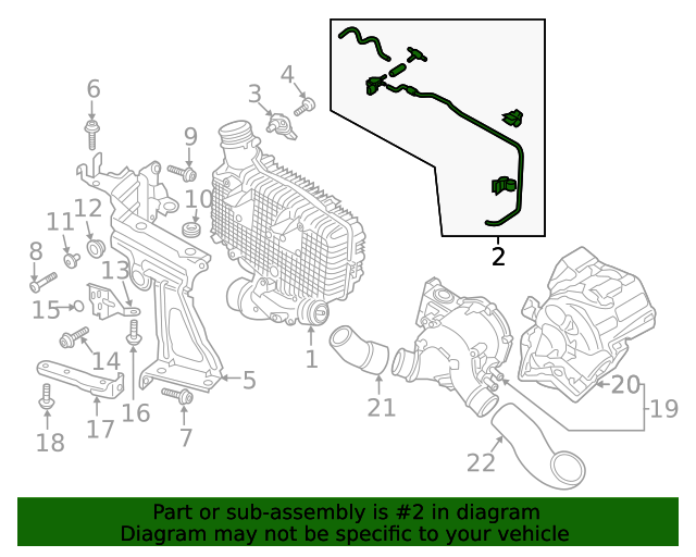 4K0131051B Vacuum Hose 20202023 Audi Audi OEM Parts