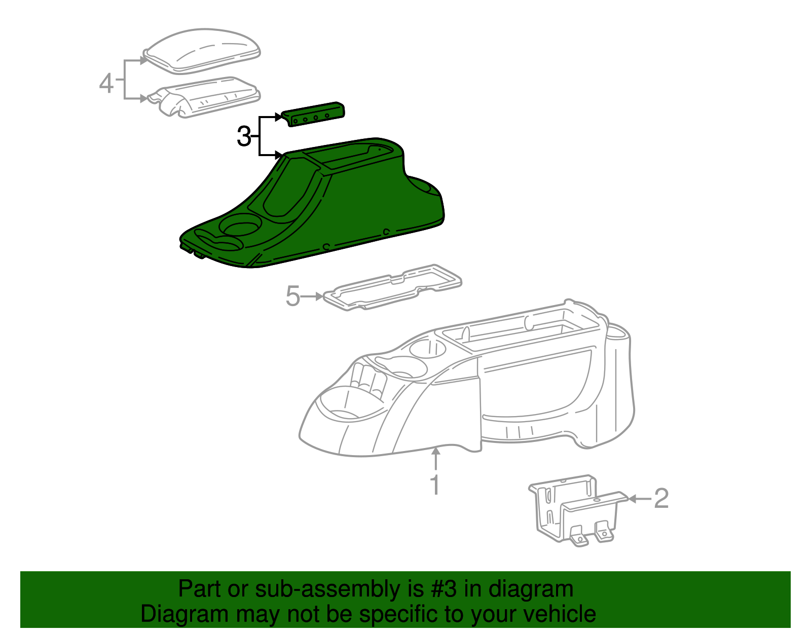 Upper Trim Panel - Ford (YF1Z-5404567-AAD)