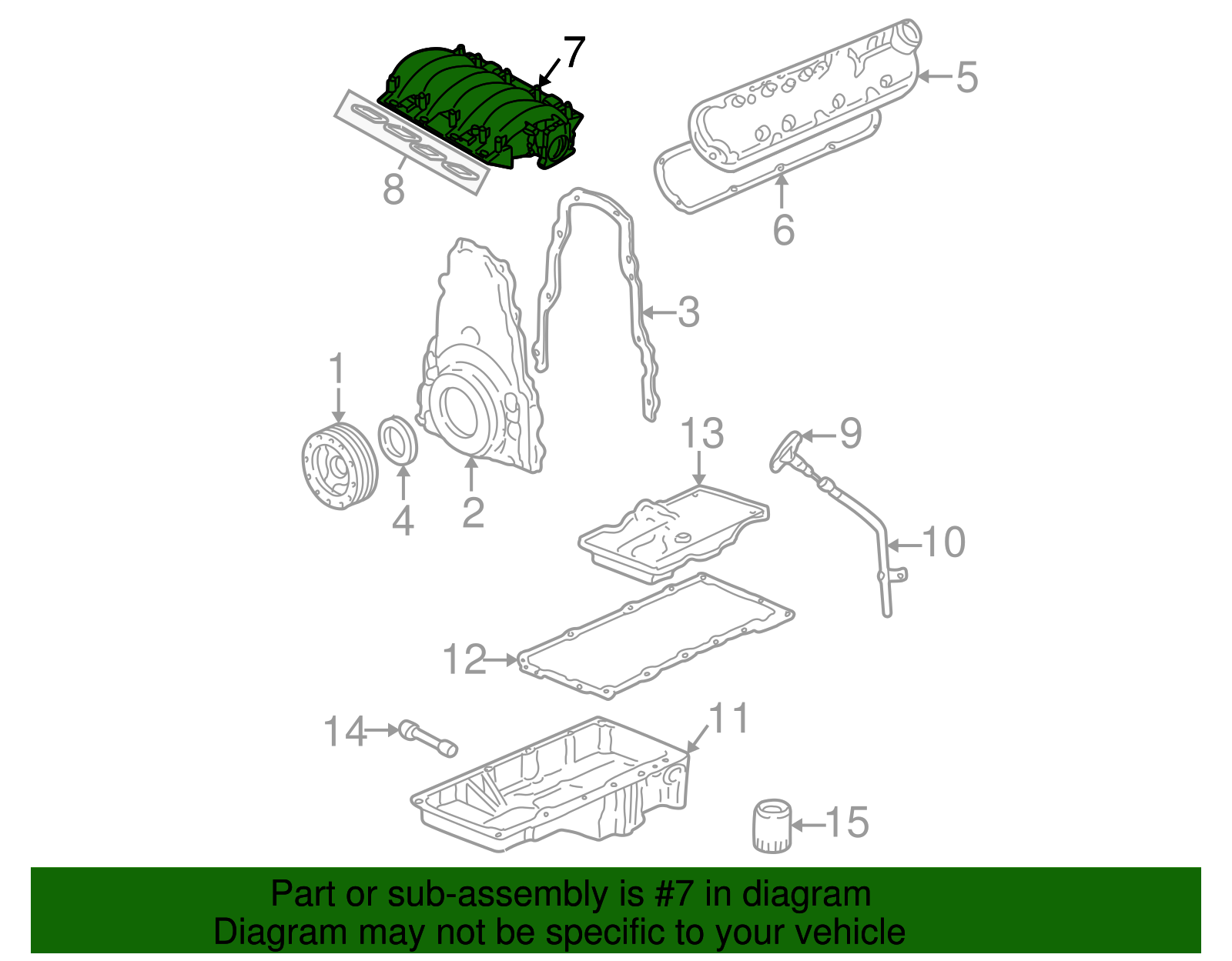 Manifold Assembly, Int (Serv) - GM (88894339)