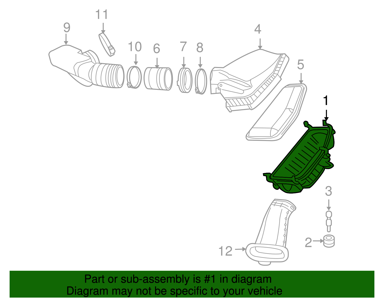 Air Cleaner Housing - GM (92290228)