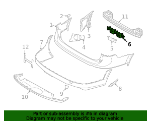 2021 Volvo V90 Cross Country Center Bracket 32293558 | TascaParts.com
