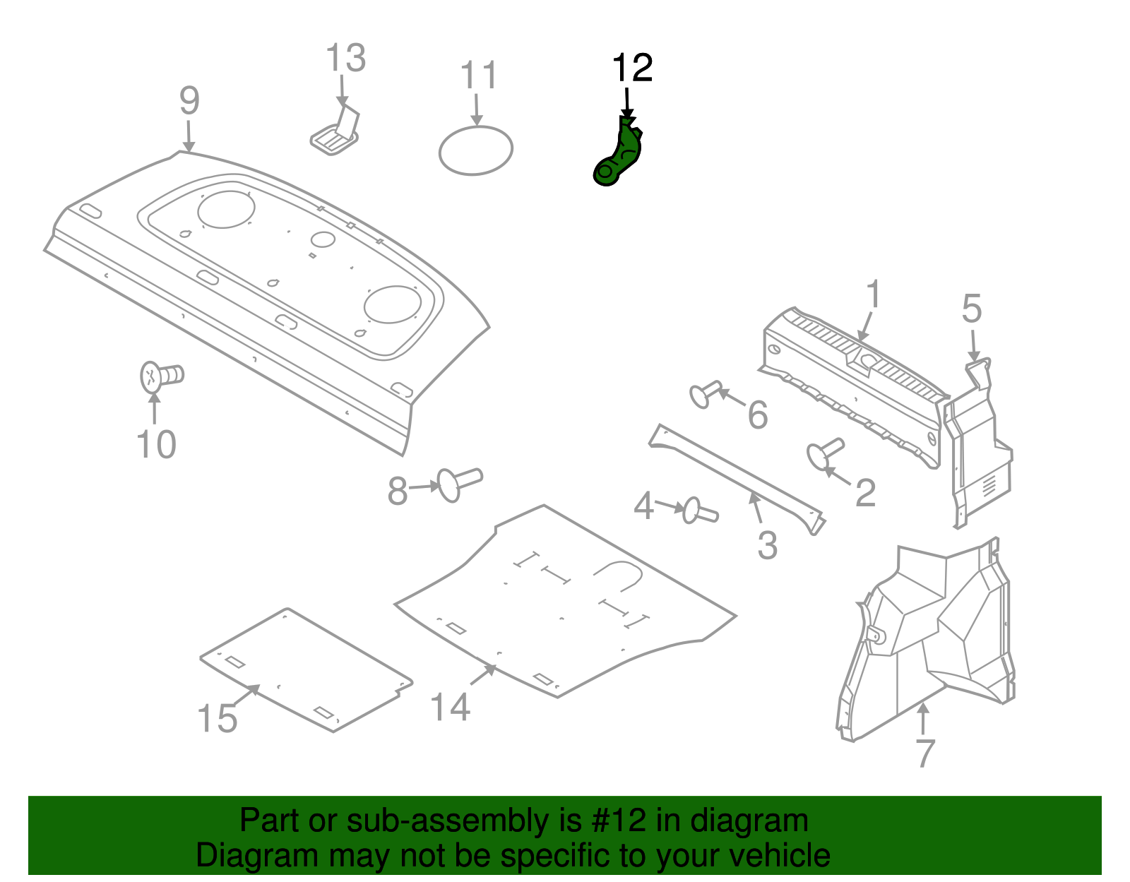 Child Seat Anchor - GM (96816638)
