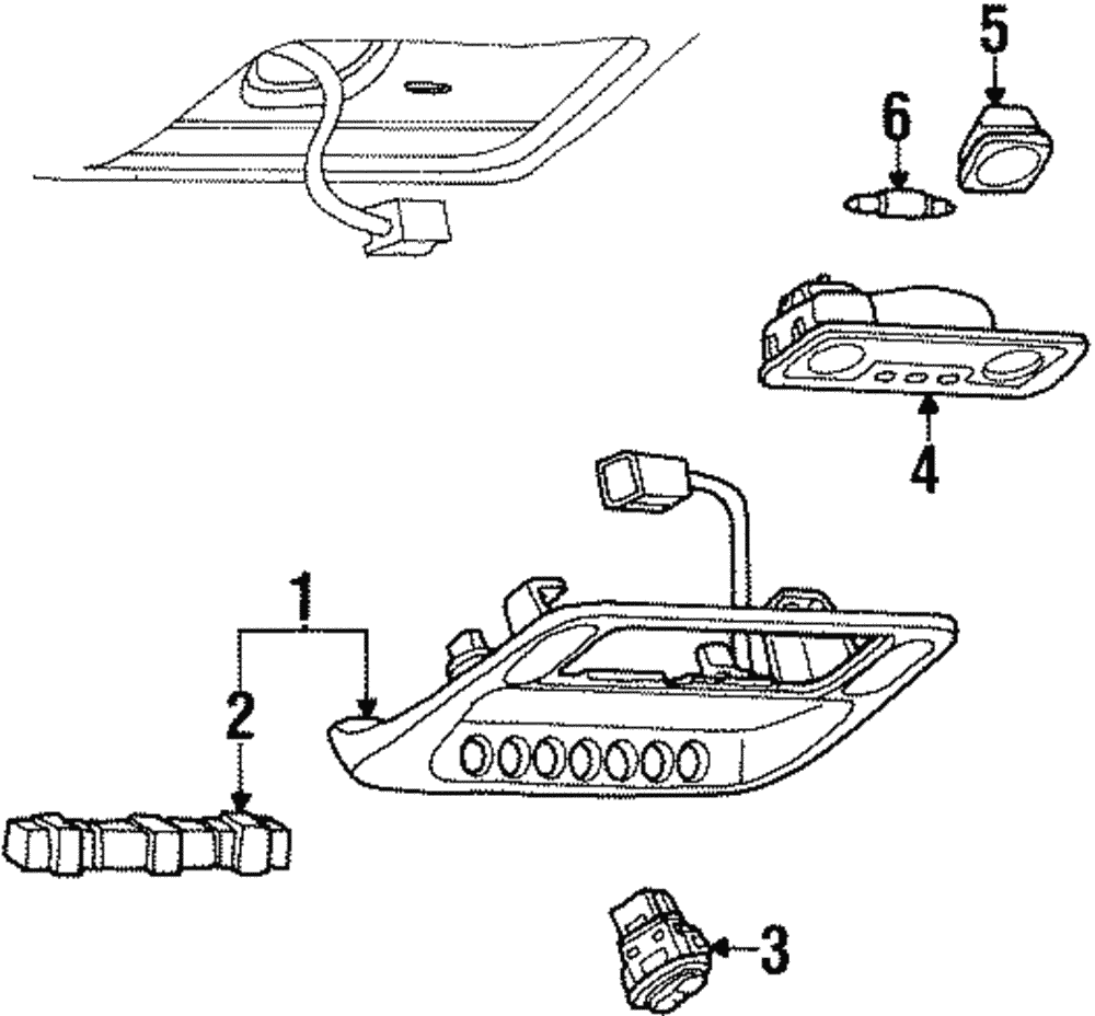 Roof Console - Ford (YS8Z-63519A70-DAA)