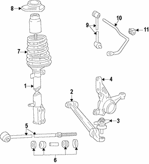 Toyota 90948-01075 Shock Absorber Mount Bushing