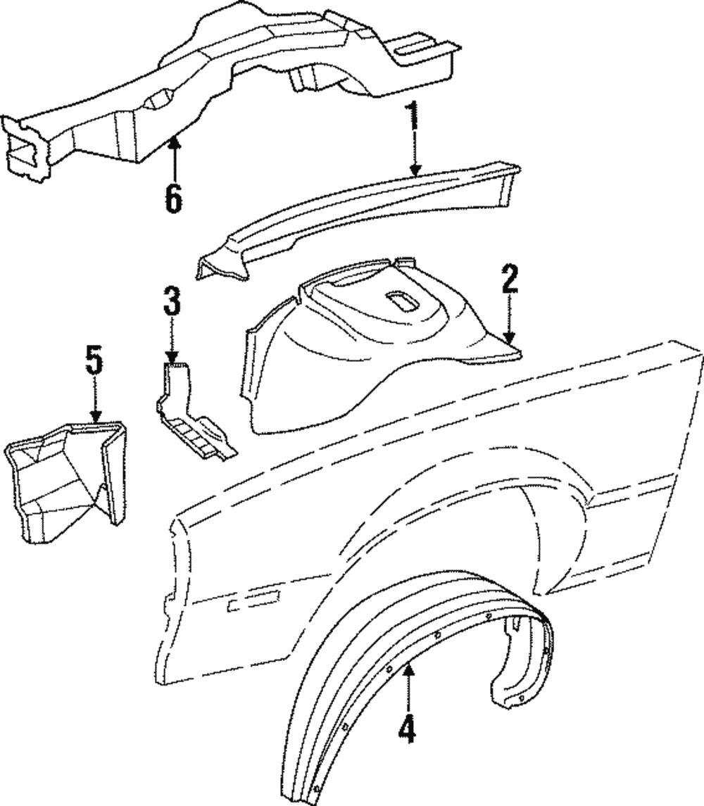 Brace-E/Cmpt Inner S/Rl To Da - GM (20201883)