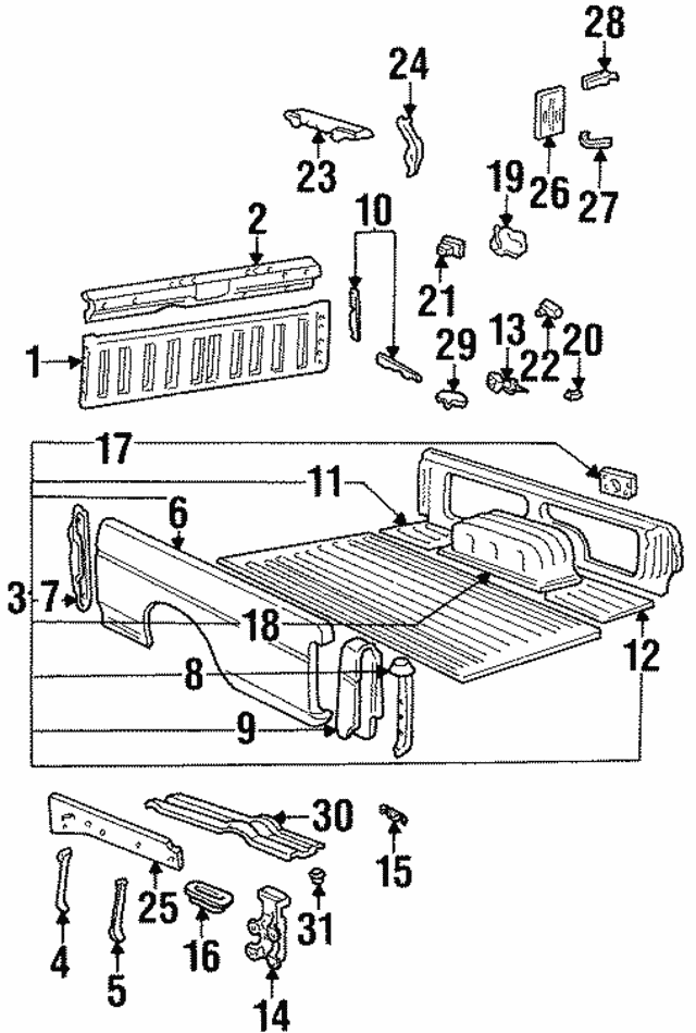19861997 Nissan Fuel Door Handle (d21 Hardbody) 9393401G00 Nissan