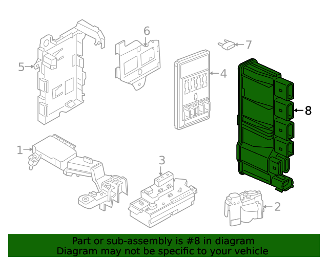 12638638551 Distribution Box 20172024 BMW BMW OEM Parts Store