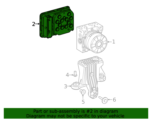 89541WAA27 ABS Control Module 2021 Toyota GR Supra OEM Genuine