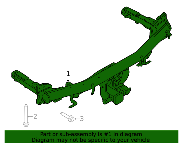 20202022 Land Rover Discovery Sport Trailer Hitch LR126229 OEM Parts