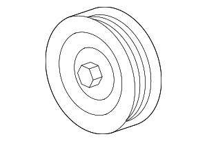 Genuine OEM Pulley Part# LR106769 Fits 2010-2024 Land Rover: Up To 