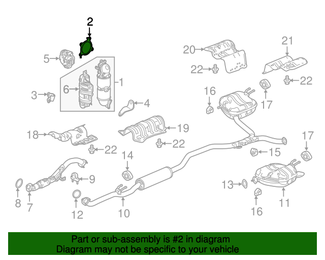 OEM 20172020 Honda Gasket B, Turbocharger (Nippon Leakless) 18234RPY