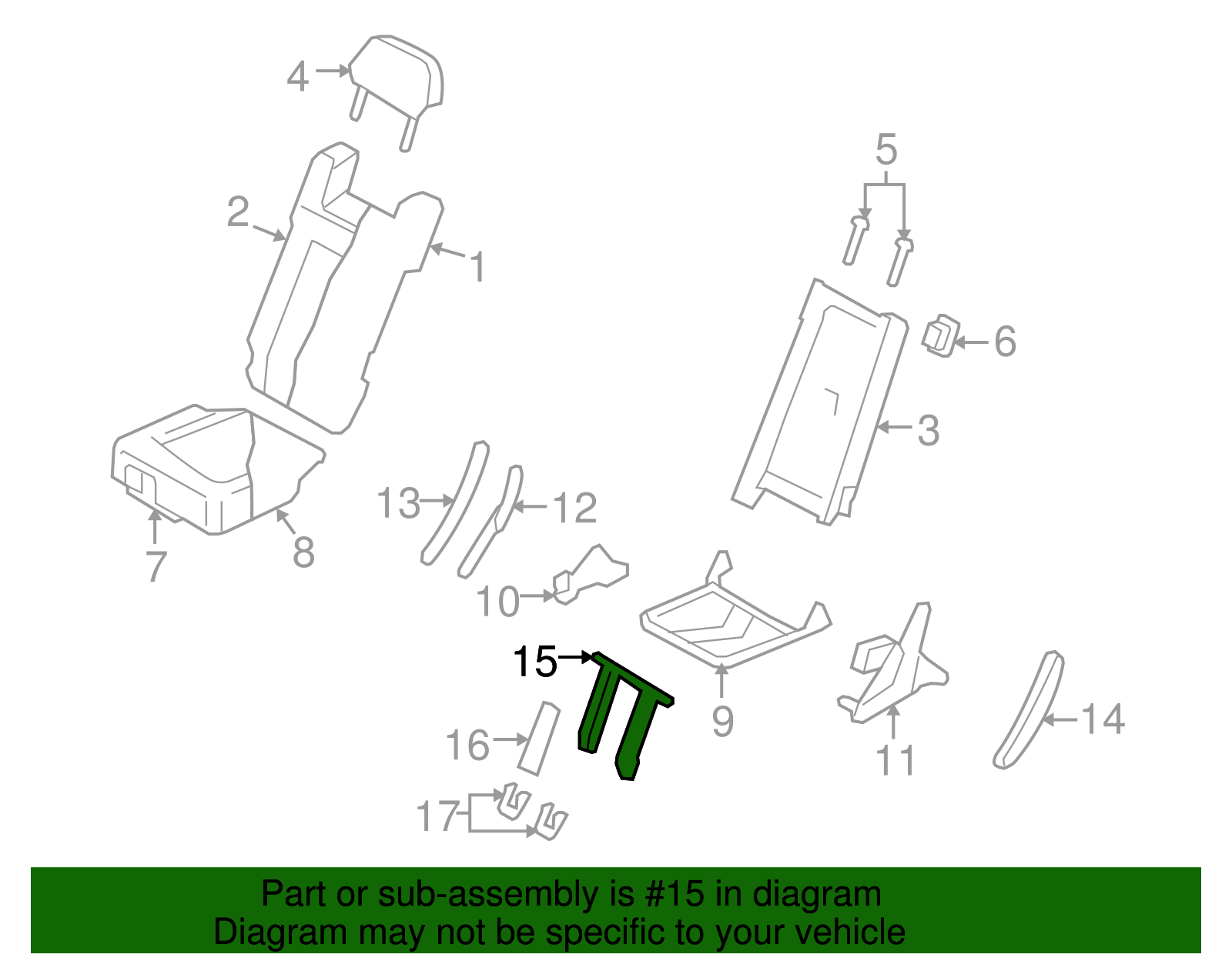 Reinforcement - Ford (GL1Z-78613E52-A)