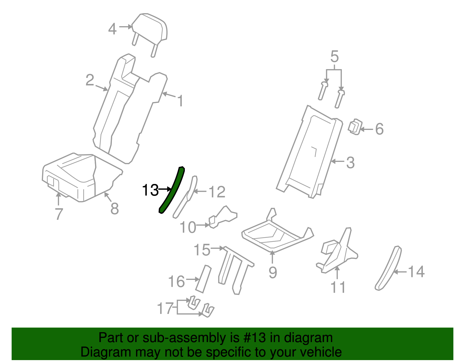 Latch Cover - Ford (GL1Z-78624C32-AC)