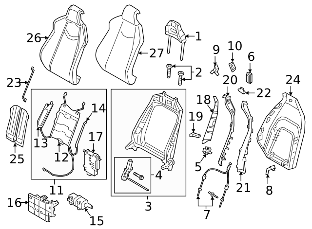 2018-2019 Audi Control Module 4M2-959-760-A | TascaParts.com