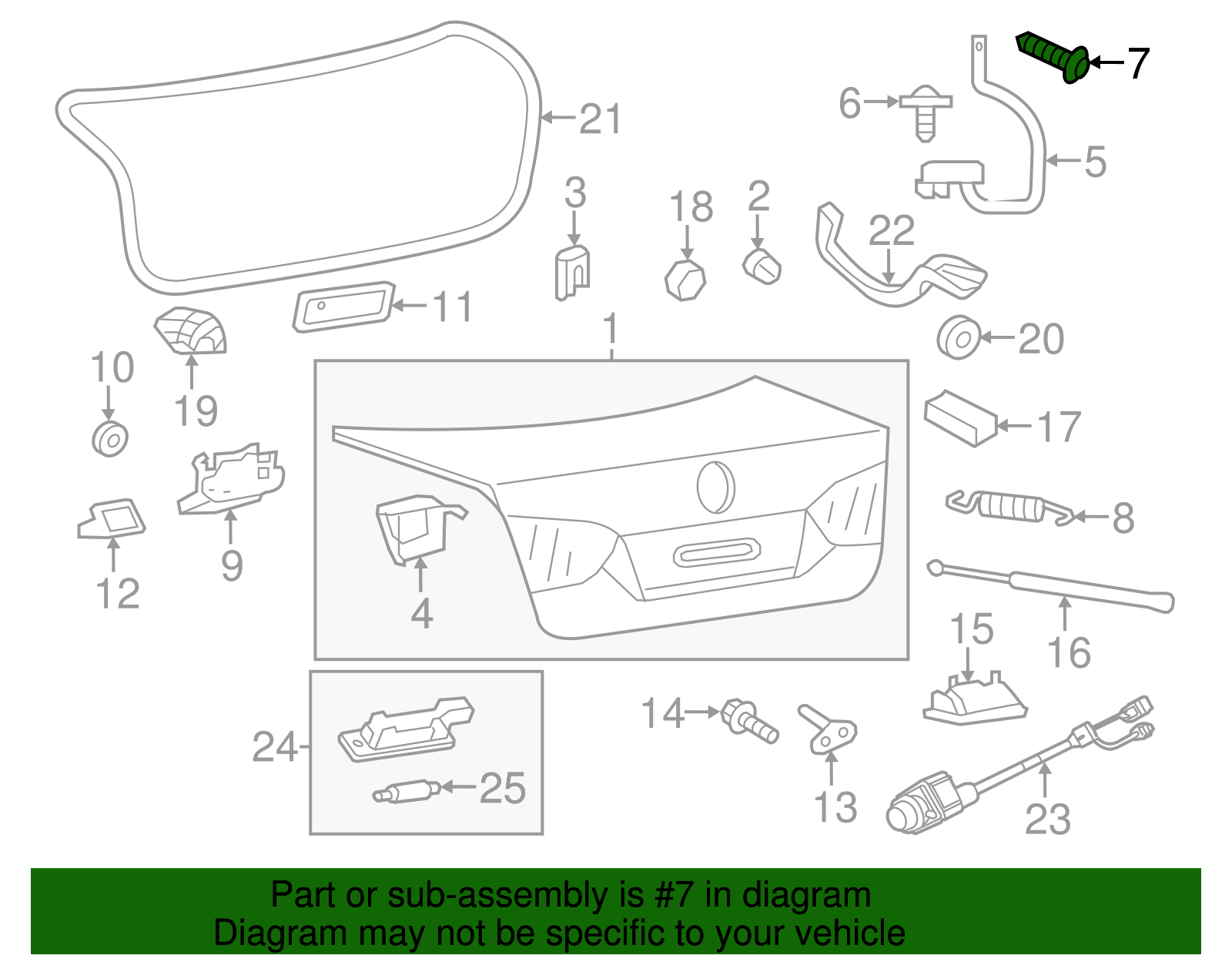Battery Tray Mount Bolt - Volkswagen (N-104-827-01)