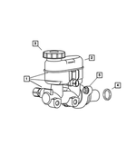 5015159AA - Service Brakes: Brake Master Cylinder for Dodge: Neon Image