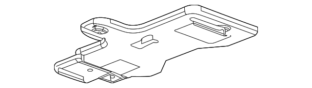 Jack Stowage Mount Plate - GM (94732777)