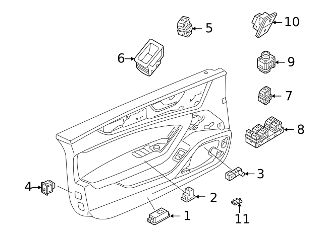 2022-2024 Audi e-tron GT Led Lamp 4J3-947-577-A | OEM Parts Online