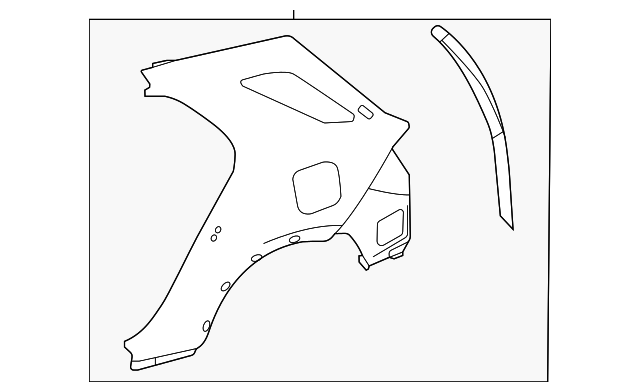 167-630-34-03 - Quarter Panel 2020-2024 Mercedes-Benz | Mercedes 