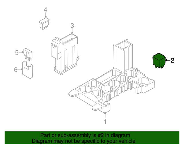 20072015 Audi Q7 Relay 1J0927841 Audi USA Parts