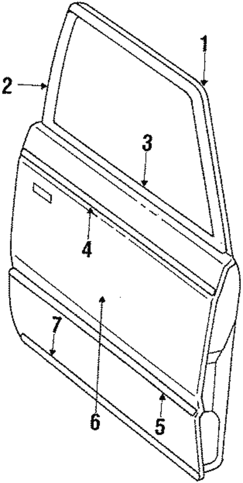 Belt Weather-Strip - Ford (E8FZ-6120935-A)