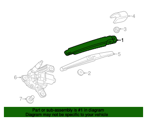 Rear Wiper Components for 2018 Chevrolet Cruze | OEM Parts Online Rear Wiper Components for 2018 Chevrolet Cruze | OEM Parts Online