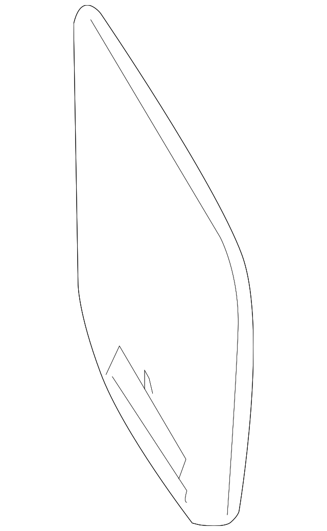 Genuine OEM Acura Mirror SubAssembly (Flat/Bzm)(L) Part 76253TX4