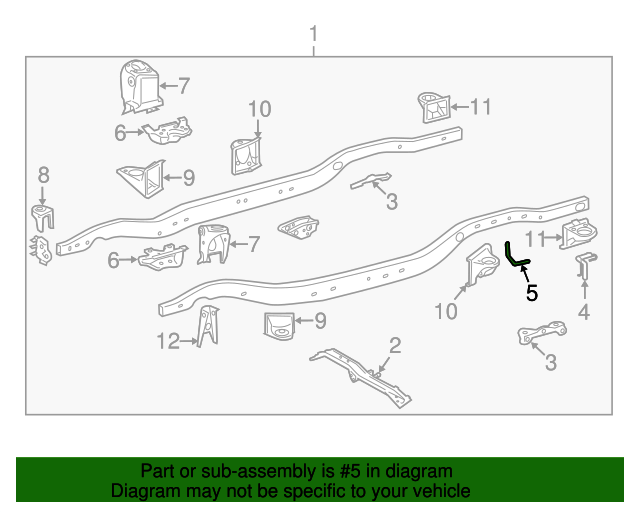 Toyota 51397-60020 Exhaust System Hanger Toyota 51397-60020 Exhaust System Hanger