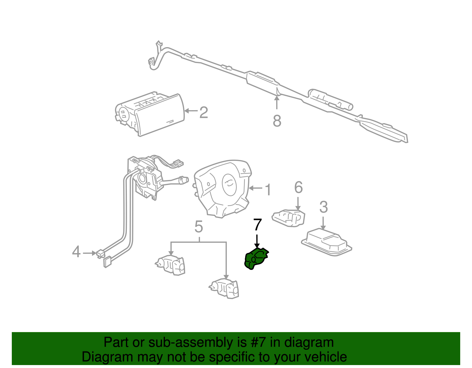 Airbag Side Impact Sensor - GM (10383629)