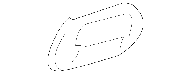 Exterior Liftgate Window Handle - GM (88943623)