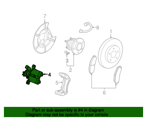Rear Brake Calipers Pair (Driver & Passenger) For 2004-2011 Ford F-150 & 2006-2011 Lincoln Mark LT - Direct Fit