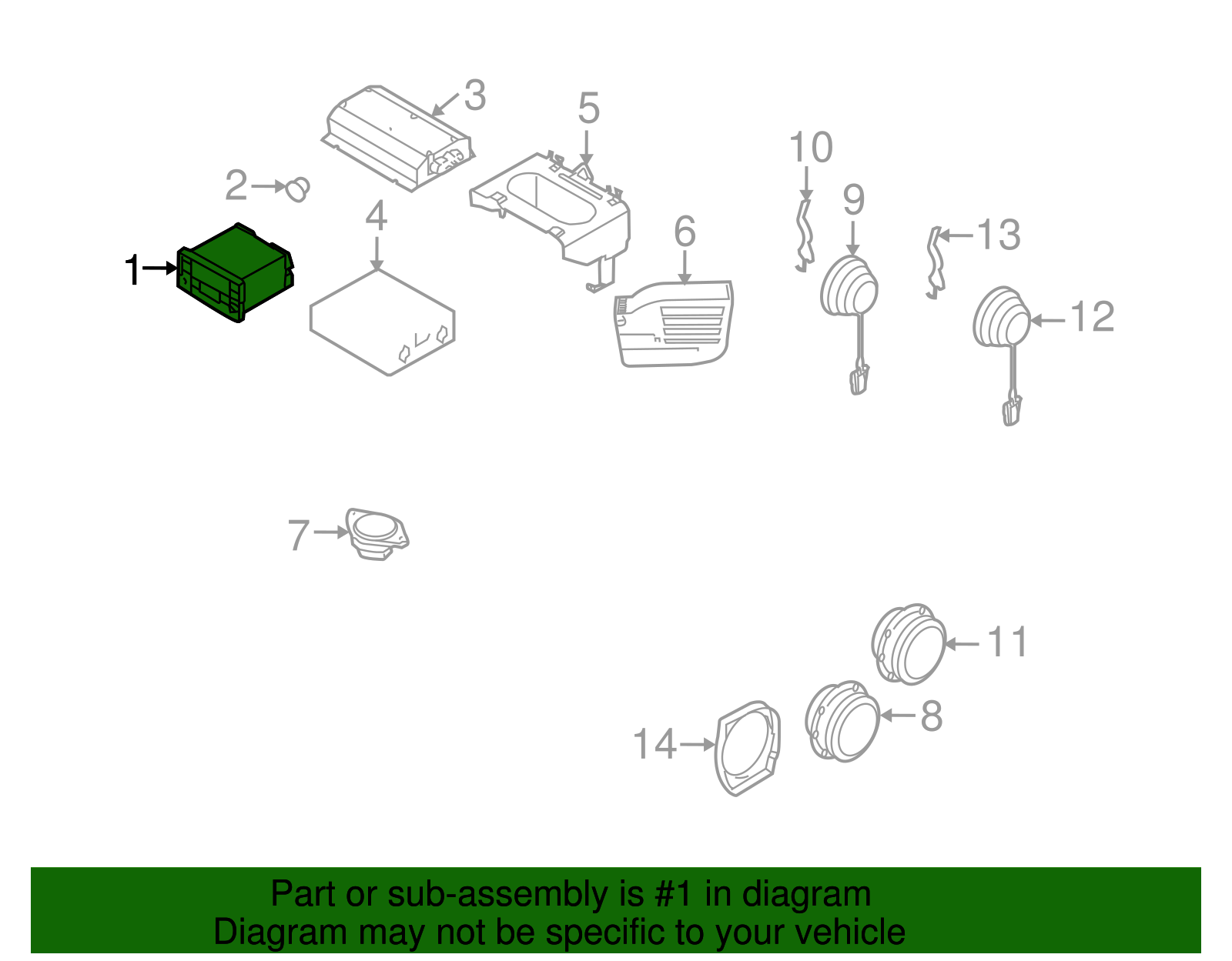 Radio - Volkswagen (7L6-035-684-CX)