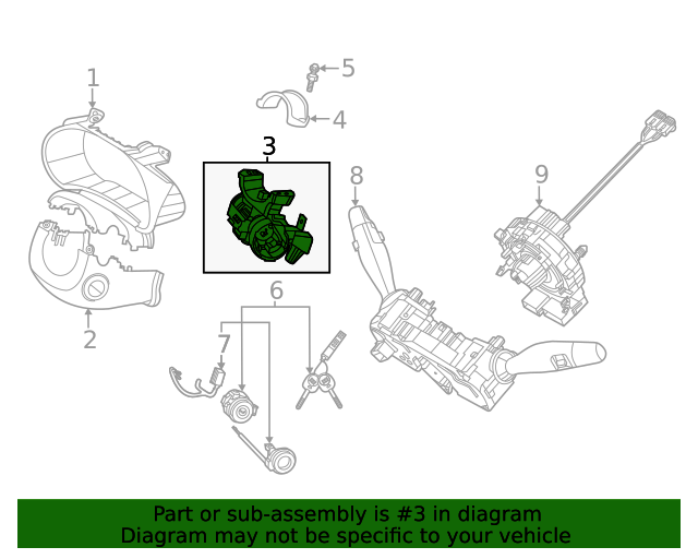 81910M7110 Ignition Switch 20192023 Kia Kia.Parts Store