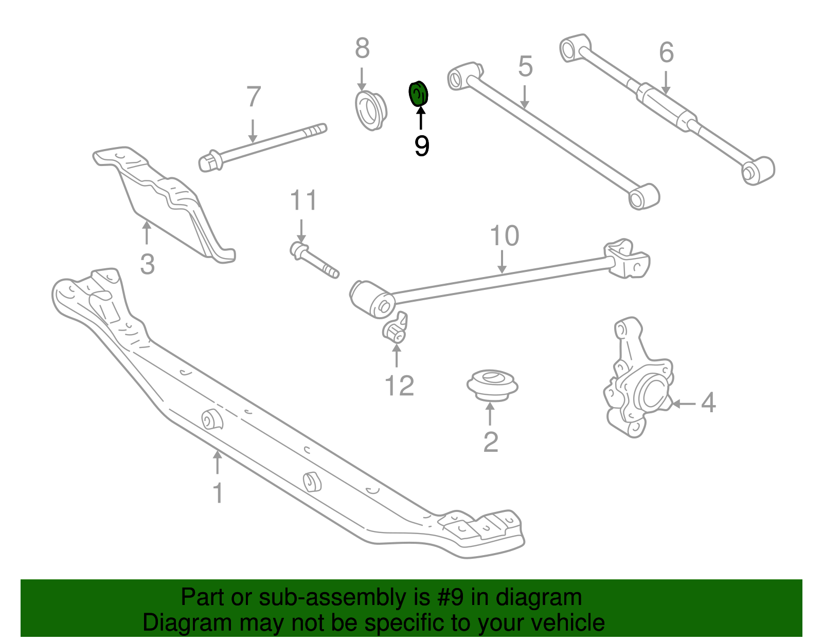 Rear Lateral Arm Washer - Toyota (90201-14035)