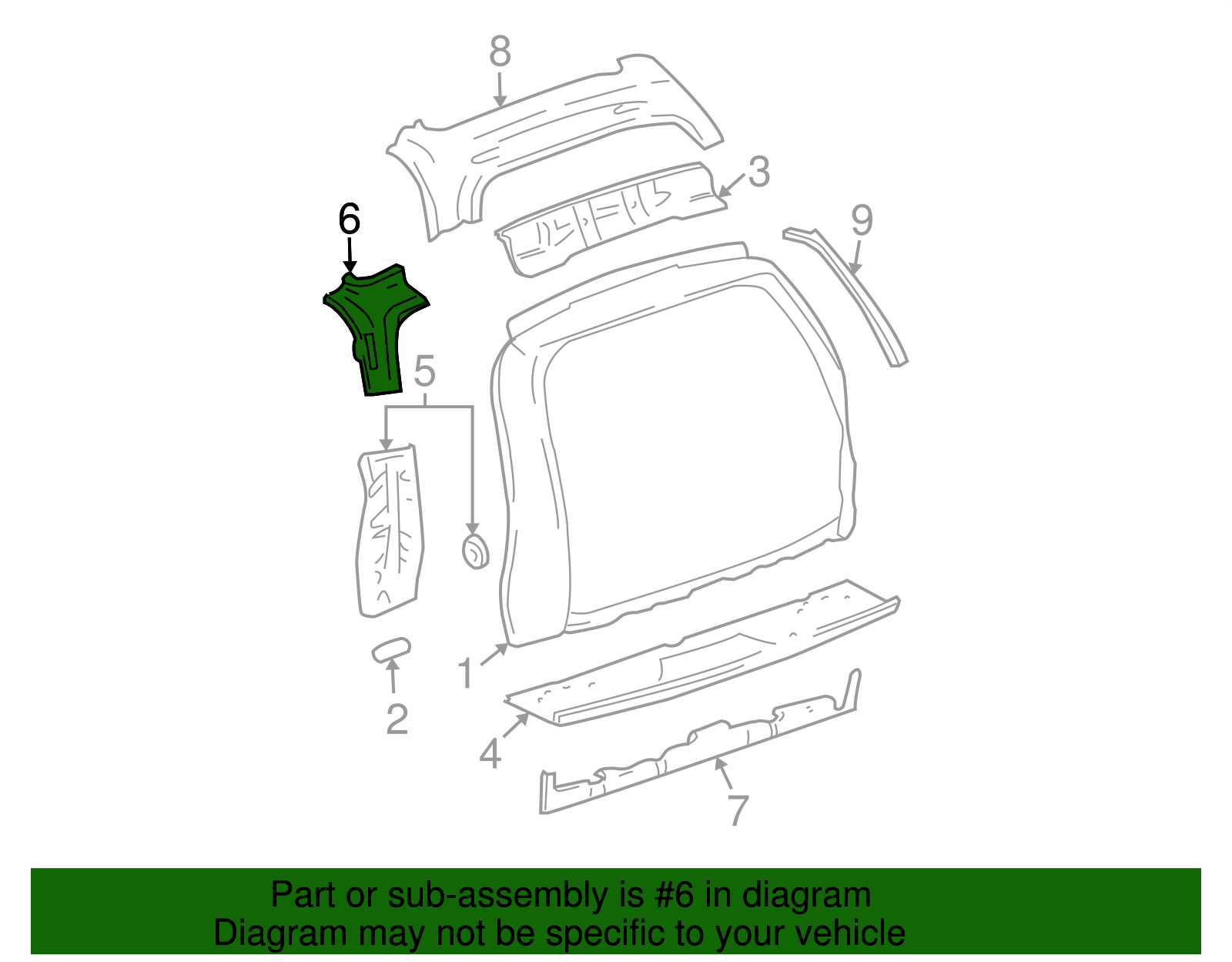 Upper Reinforced - GM (88944131)