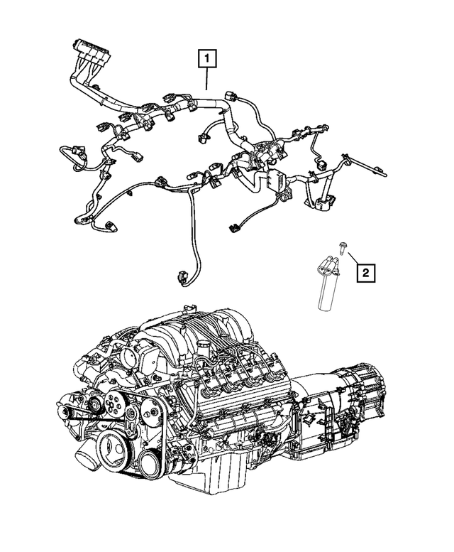 2016 Jeep Grand Cherokee Injector Wiring 5035435AB Mopar Estores